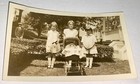 Rare Antique Vintage American Girls   Toy Doll Stroller Snapshot Photo  C 1930 s