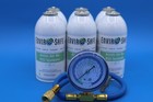 Envirosafe Arctic Air For R22  Ac Support  6  4 Oz Cans And Gauge