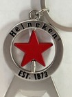 Heineken Brewing Amsterdam Beer Bottle Opener Keychain-spinner Red Star-new