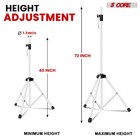 5 Core Speaker Stand Adjustable Pa Dj Tripod Studio Monitor Stands W 35mm Insert
