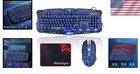 Gaming Keyboard And Mouse Combo Set  Usb Wired  Backlit  Ergonomic