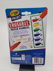 New Crayola Erasable Poster Markers Poster Board Marker Cool School Supplies 6ct
