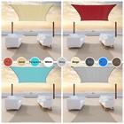 Colourtree Sun Shade Sail Rectangle With Stainless Steel Metal Wire Cable Ropes 