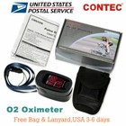 Finger Pulse Oximeter Heart Rate Blood Oxygen Saturation Monitor Spo2 Pr Measure