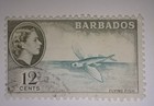 Travelstamps  1953 Barbados Stamp Scott  242 - 12c Qeii   Flying Fish Used