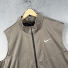 Nike Storm-fit Adv Full-zip Golf Vest Mens Size Large Olive Sleeveless Gilet
