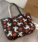 City Tote Bag 2025 Pumpkin Halloween Holidays Cce69