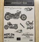 Stampin Up Stamp die Set Bundle   Legendary Ride   Used- Layered Motorcycles 