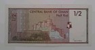 1995 - Central Bank Of Oman - 1 2  half  Omani Baisa Banknote Serial No  4759931