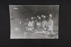 Antique Medical Morgue Photo Post-mortem Pathology Doctor Holding Skeleton Hand