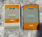Korg Ethnic Xsc-6s  Xsc-806 Performance   Pcm Data Cards Original Packaging 