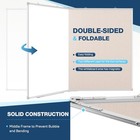 60x40 Large Magnetic Dry Erase Whiteboard Bulletin Board Combo White  r047