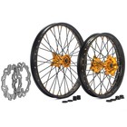 For Suzuki 21  Front 18  Rear Cnc Wheels Brake Rotors Rmz250 07-24 Rmz450 05-24