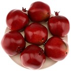 6 Pcs Lifelike Artificial Pomegranates Fake Fruit For Home Kitchen Party Decor