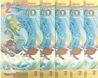 East Caribbean 2 Dollars 2023 2024 40th P 61 Polymer Unc Lot 5 Pcs