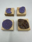 Stampin Up Rubber Stamp Set - In The Sky 2002 Set Of 4 Vintage Celestial