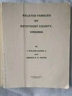 Related Families Botetourt County Virginia Genealogy Books Rebecca Austin 1977