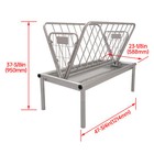 Outdoor Heavy Duty Steel Pasture Hay Feeder For Goats  Sheep  Miniature Horses