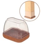 16 Pack Reusable Protector Pads For Rectangle Furniture Legs