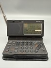 Sony Icf Sw100 World Band Receiver Fm Am Lw Sw Ssb Radio W Case Manual