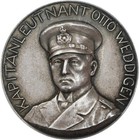 1914 Germany Lieutenant Commander Otto Weddigen Silver Medal Pcgs Matte Sp-62