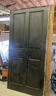 Antique Rustic   Farm Door With Original Old Hardware   Nails 35 9 16 X 75 1 2