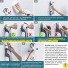 2 Pack 12    Suction Shower Grab Bars Safety Handle Grip For Elderly Bathtub