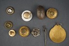 Assorted Vintage Pins   Buttons And Memorabilia Lot