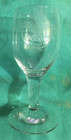 S s  United States  One-ounce Etched Line Liqueur Glass With Etched Usl Insignia