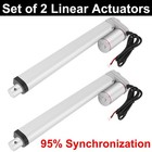 2pcs 2 -18  Stroke Linear Actuator 1500n 330lbs Lift 12v Dc Motor Controller Kit