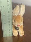 Vtg Mini Steiff Sonny Hase Bunny Rabbit 4    Sitting  Bell 1950s Mohair Germany