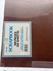 Vintage Brown Scrapbook Album 14 25  X 12 25  Unused 50 Pages Deluxe Craft Usa