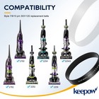 Keepow Style 7 9 10 P n 3031120 Replacement Belt  Replace 32074 3031123 6 Pack