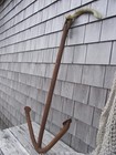 Vintage Cast Iron Anchor  Nautical Maritime Yard Art  38 Inches Tall