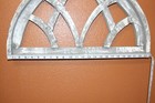 Farmhouse Window Half Circle Arches Distress Wood  Window Craft Projects