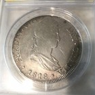 1818 L Jp Peru Silver 8 Reales Anacs Au50 Details