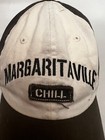 Margaritaville Chill Distressed  Brown White Hat Cap Buckle Jimmy Buffett