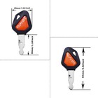 1  Kubota Skid Steer Track Loader   Mini Excavator Ignition Key Red Logo 459a