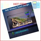 Qzq Fish Tank Thermometer Aquarium Thermometer Wireless Touch Stick Digital Aqua