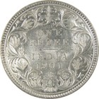 1877-1901 Victoria Rupee Xf Ef Extremely Fine Silver Coin
