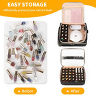 Extra Large Nail Polish Organizer Case 86  Bottles Nail Lamp Storage Travel Bag