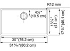 Franke Cube 31-1 2  Undermount Single Basin Stainless Steel Kitchen Sink