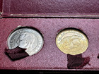 Monaco 1950 4 Coin Essai Fdc Set In Original Box