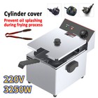 3250w 220v Commercial 12l Deep Fryer Stainless Steel Electric Fat Chip Frying-