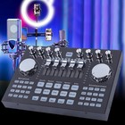 K1 Live Sound Card Bluetooth Digital Audio Mixer For Computer Pc Mobile Phone