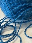 Spool Cone Novelty Peru Soft Baby Alpaca Wool Silk Yarn 2lb 1oz 944g 1080 Blue C