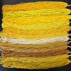 Authentic Czech Glass Seed Beads  size 11 0  12 Color Assortment  Yellow   Beige