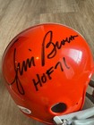 Jim Brown Hof 71 Signed Autographed 2 Bar Mini Helmet Jsa Coa