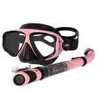 2023 Scuba Diving Mask Set Anti Fog Goggles With Snorkel Glasses Tube Adjustable