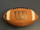 Wilson Gst Leather Game Football Junior Size Light Brown Football